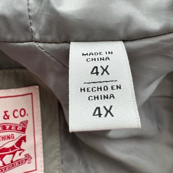 Levi's Women's Plus Size
Green Cinch Waist Hooded Jacket Size 4X - Picture 11 of 12